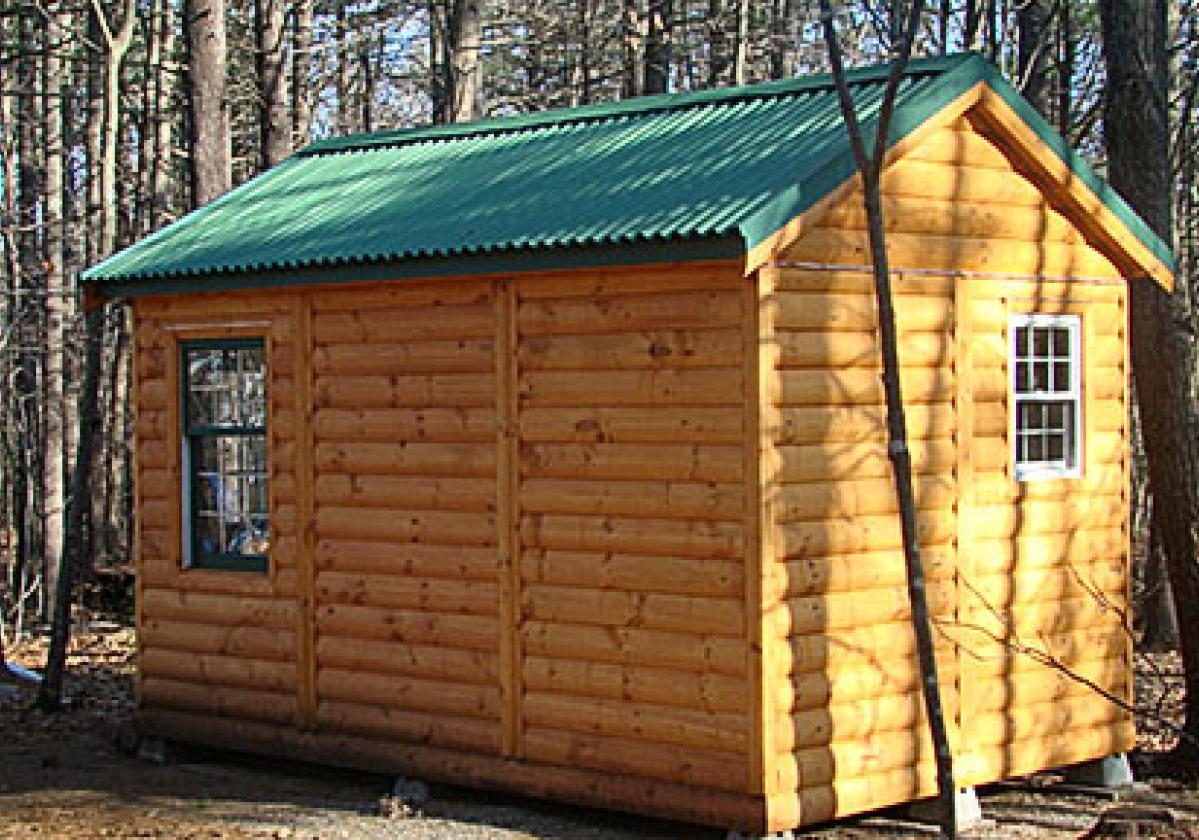 Cabaña con cubierta Duro SX® verde